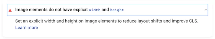 Page Speed Optimization for WordPress: Best Tips and Tricks 3 missing width and height attributes to image
