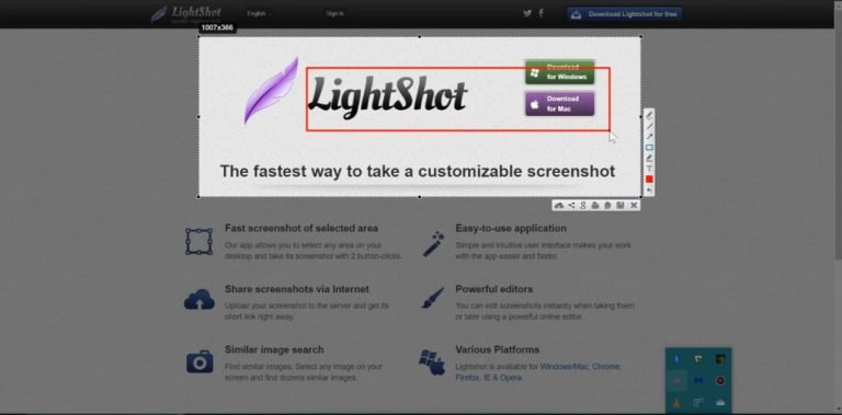 lightshot screen capture LightShot for windows