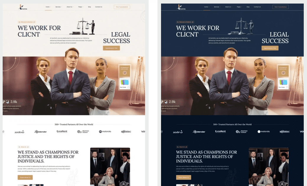 Lawyers website