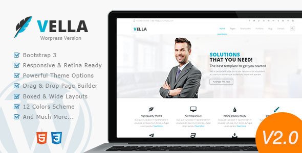 Vella WordPress theme