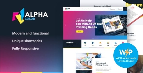 AlphaColor WordPress theme