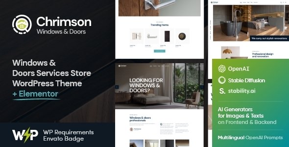 Chrimson WordPress theme