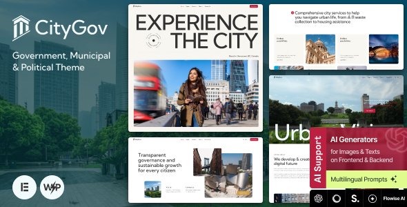 CityGov WordPress theme