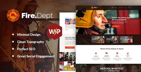 Fire Department WordPress theme