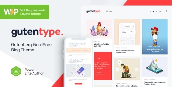 Gutentype WordPress theme