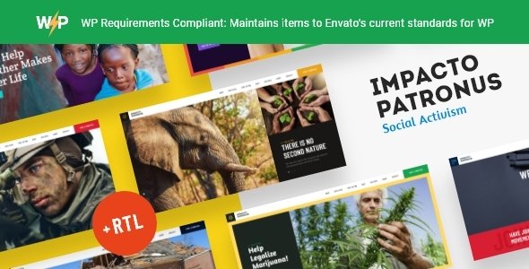 Impacto Patronus WordPress theme