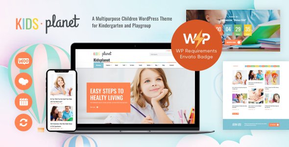 Kids Planet WordPress theme