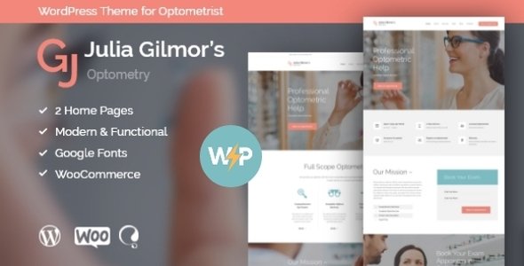 Optometry WordPress theme