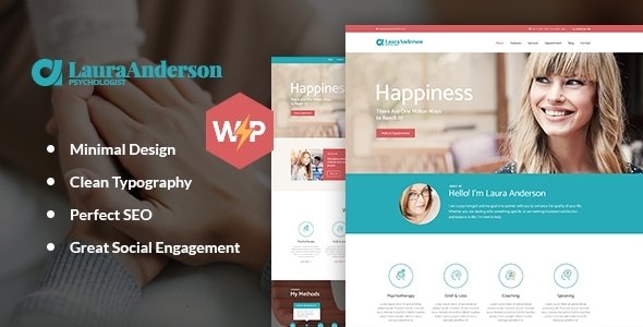 Psychologist WordPress theme