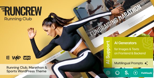 RunCrew WordPress theme