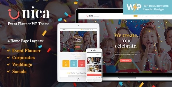 Unica WordPress theme
