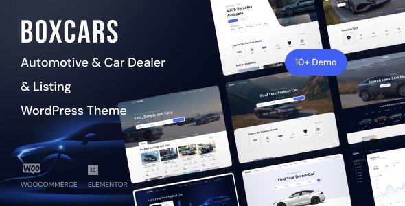 Boxcar – Automotive & Car Dealer WordPress Theme WordPress theme
