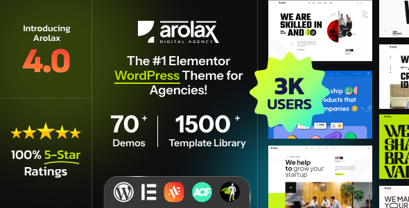 Arolax WordPress theme