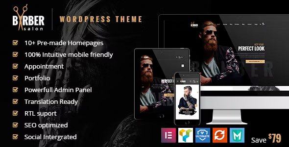 Barber WordPress theme