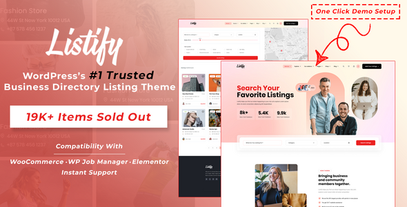 Listify WordPress theme