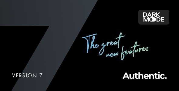 Authentic WordPress theme