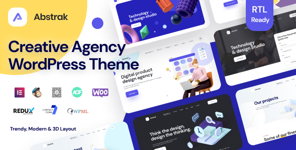 Abstrak WordPress theme