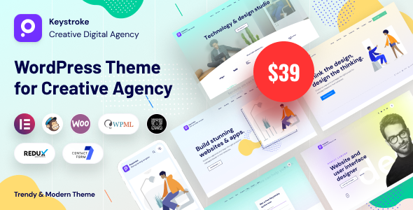 Keystroke WordPress theme