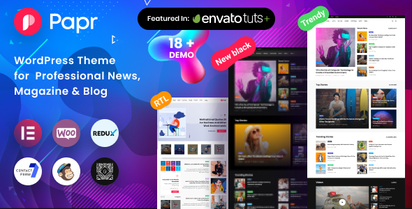 Papr WordPress theme