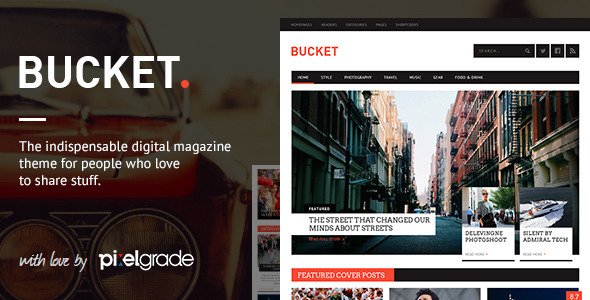 BUCKET WordPress theme