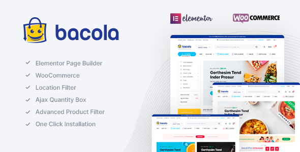 Bacola WordPress theme