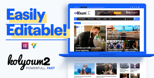 Kolyoum WordPress theme