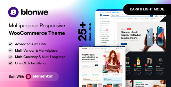Blonwe WordPress theme