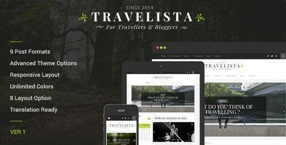 Travelista WordPress theme