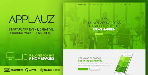 Applauz WordPress theme