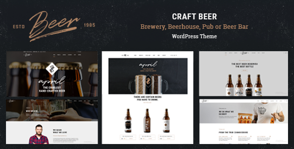 Craft Beer WordPress theme