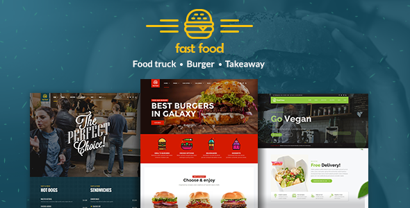 Fast Food WordPress Theme WordPress theme
