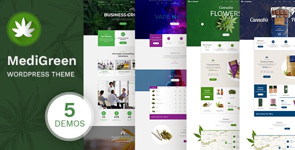 MediGreen WordPress theme