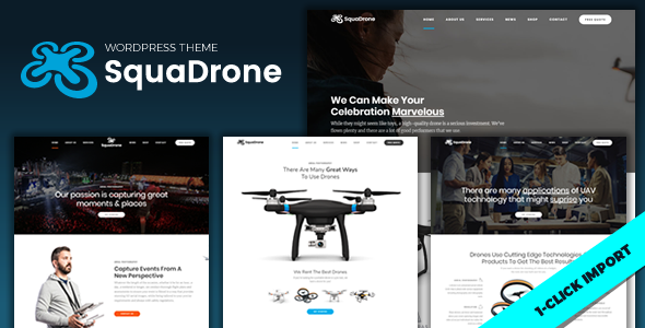 SquaDrone WordPress theme