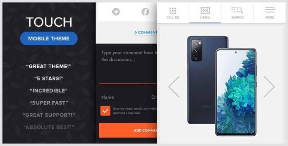 TOUCH WordPress theme