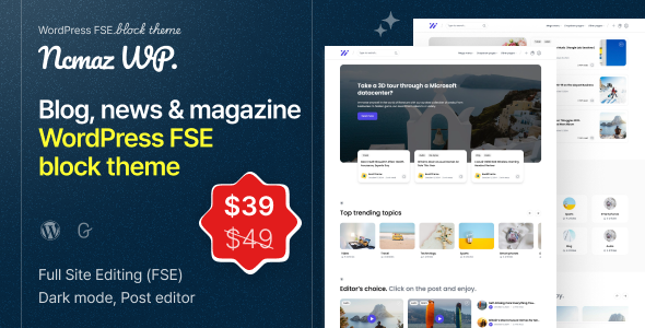 Ncmaz WordPress theme