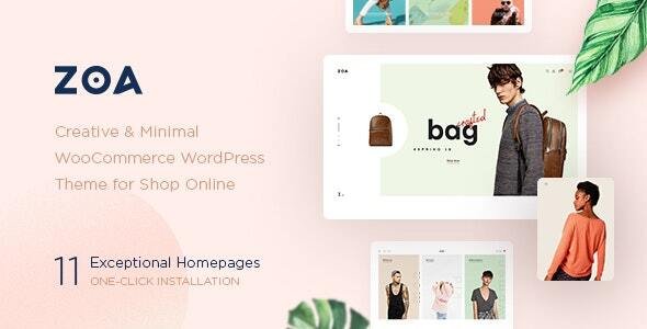 Zoa WordPress theme