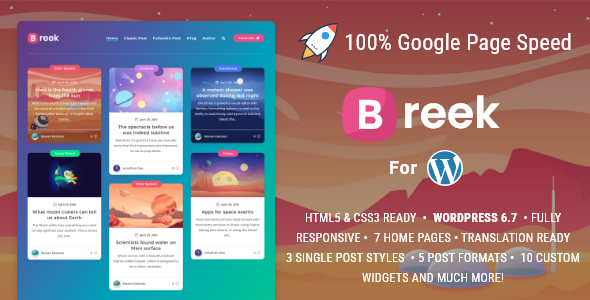 Breek WordPress theme
