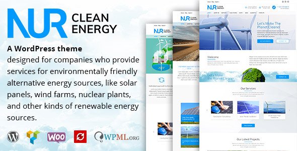 Nur WordPress theme