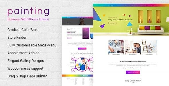 Paint WordPress theme