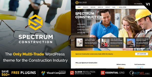Spectrum WordPress theme