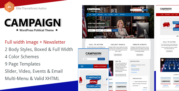 Campaign WordPress theme