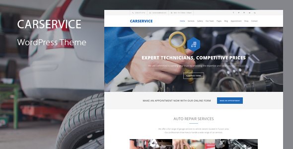 Car Service WordPress theme
