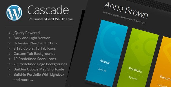 Cascade WordPress theme