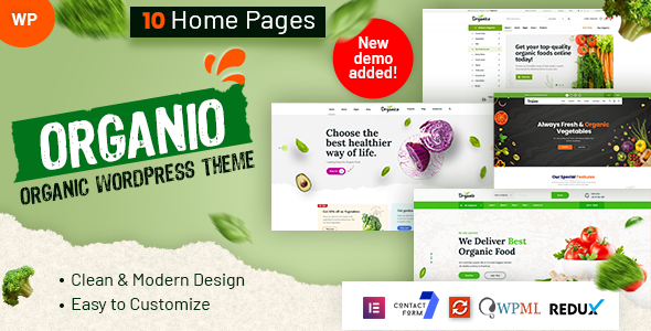 Organio WordPress theme