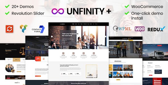 Unfinity WordPress theme