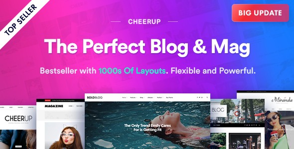 CheerUp WordPress theme