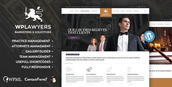 Lawyers WordPress theme