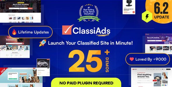 Classiads WordPress theme