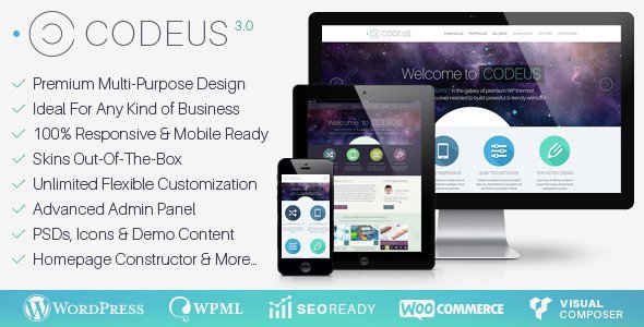 Codeus WordPress theme