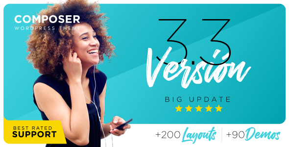 Composer WordPress theme